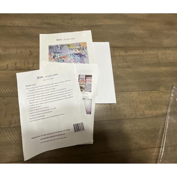 Billie By Laura Heine Quilt Pattern GOAT Fiberworks Inc Made In USA - Picture 3 of 3